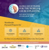Wêrelddag van Gebed vir Kerkplanting 9 Okt 9vm