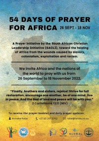 54 Dae van Gebed vir Afrika